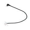 10 cm to 10 m customize kabel data charging male female 5 pin wires and shielding micro usb to open end cable