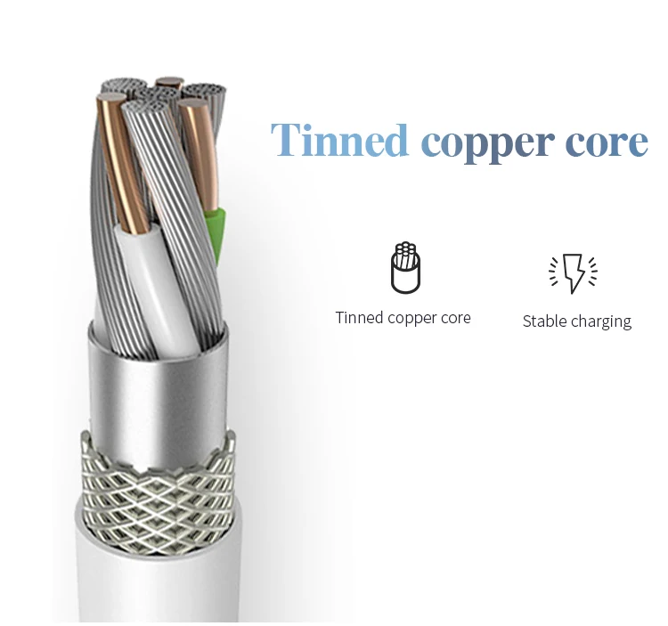 High quality fast charging magnetic usb cable 3 in 1 type c micro usb cable - ANKUX.COM