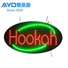 Hot Cake Indoor Advertising LED Open Sign Program LED Display for Hookah Shop