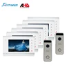 960P 1.3MP AHD video door phone intercom support 6 indoor monitors and 2 call panels for smart home with UI menu