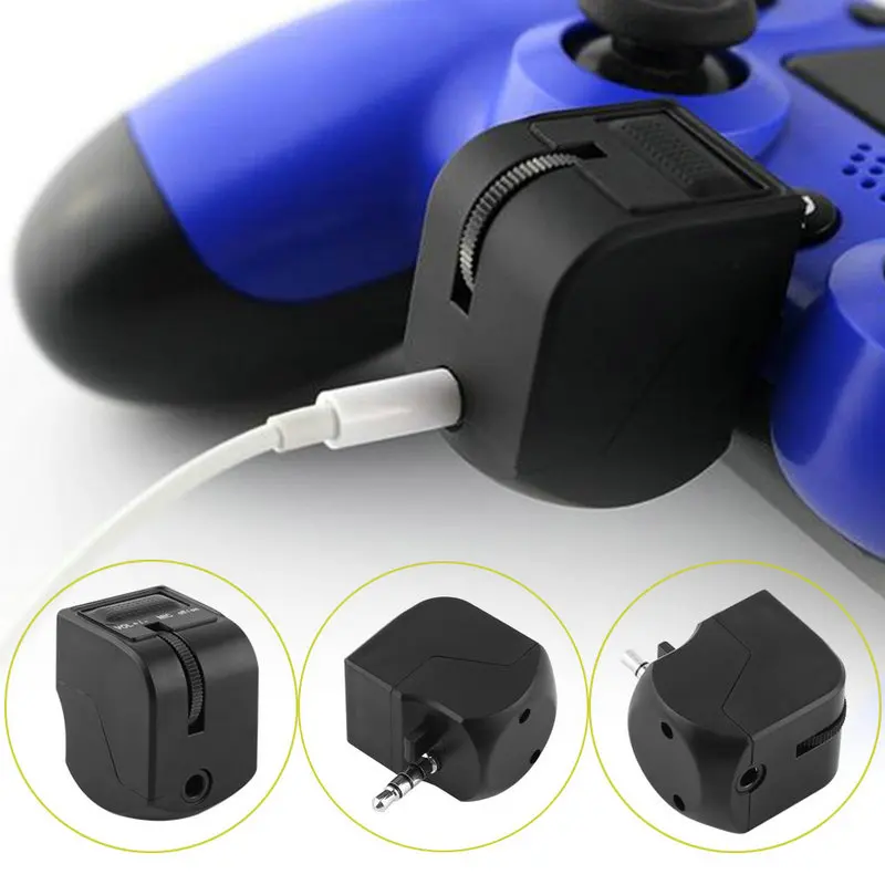 3.5mm Earphone Controller For PS4 VR Handle Headset Adapter Professional For Chatting Volume Control & Game Sound
3.5mm Earphone Controller For PS4 VR Handle Headset Adapter Professional For Chatting Volume Control & Game Sound