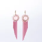 2019 Hot Fashion Irregular Enamel Unique Design Stud Jewelry Earrings For Girls And Women