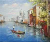 Dafen Oil Painting Village Artists Handmade Impressionist Venice Oil Painting on Canvas for Home Wall Decor