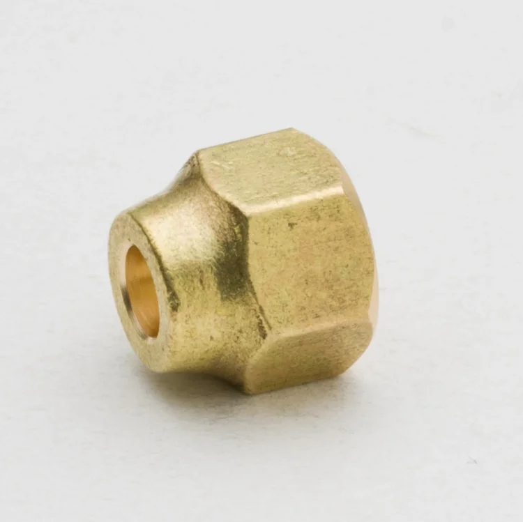 China professional supplier high quality brass air conditioner flare nut and union