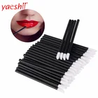 YAESHII 2017 Promotional 100pcs /bag disposable LipStick Gloss lip brush wands