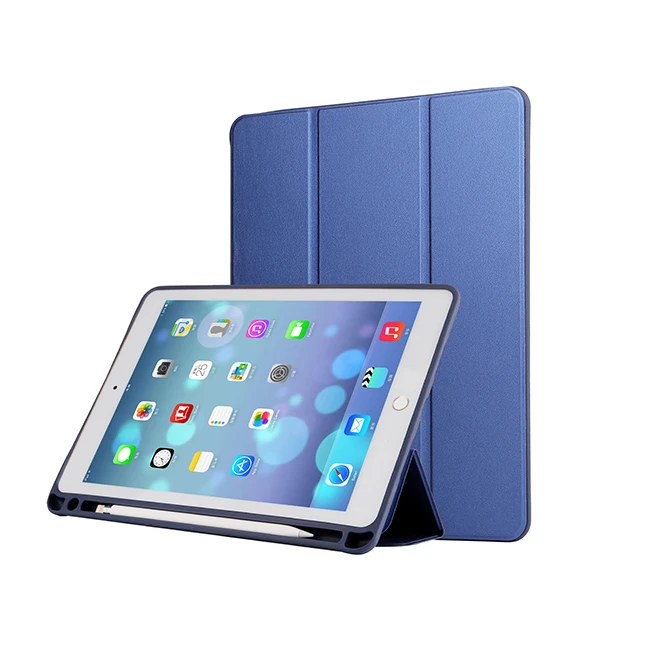 Multi-functional PU Leather Smart Case for new iPad 9.7 inches 2018 with pencil socket, Black;blue;red;brown
Multi-functional PU Leather Smart Case for new iPad 9.7 inches 2018 with pencil socket, Black;blue;red;brown