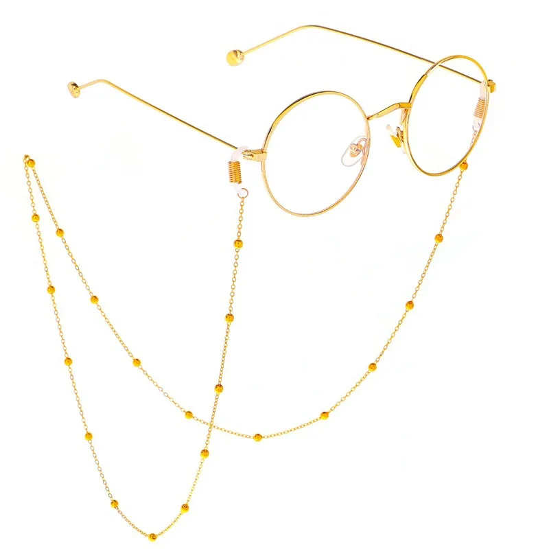 Fashion Chic Womens Gold Silver Eyeglass Chains Sunglasses Reading Beaded Glasses Chain Eyewear Cord Holder neck strap Rope, As photo
Fashion Chic Womens Gold Silver Eyeglass Chains Sunglasses Reading Beaded Glasses Chain Eyewear Cord Holder neck strap Rope, As photo