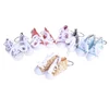Colorful cute 3d mini converse sneaker shoe keychain with split ring