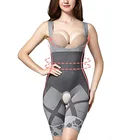 6374 Women breathable shapewear natural bamboo slimming shaper full bamboo body shaper for wholesale