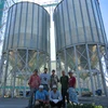Small 500t wheat grain storage steel silo tank