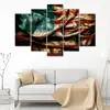 five star hotel decoration Simple paintings paint pictures of United States flag