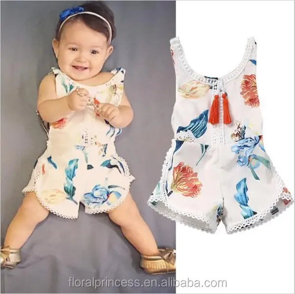 2017 Summer Toddler Baby Girl Overalls Print Flower Girl Rompers Tassels Fashion Girl Clothings, As picture
2017 Summer Toddler Baby Girl Overalls Print Flower Girl Rompers Tassels Fashion Girl Clothings, As picture
