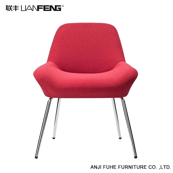 LIANFENG red fixed height home bar stool chair