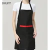 Hot pvc waterproof apron for man designer chef kitchen apron restaurant,high quality black apron cotton garden