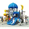 used kids outdoor cute blue city playground equipment