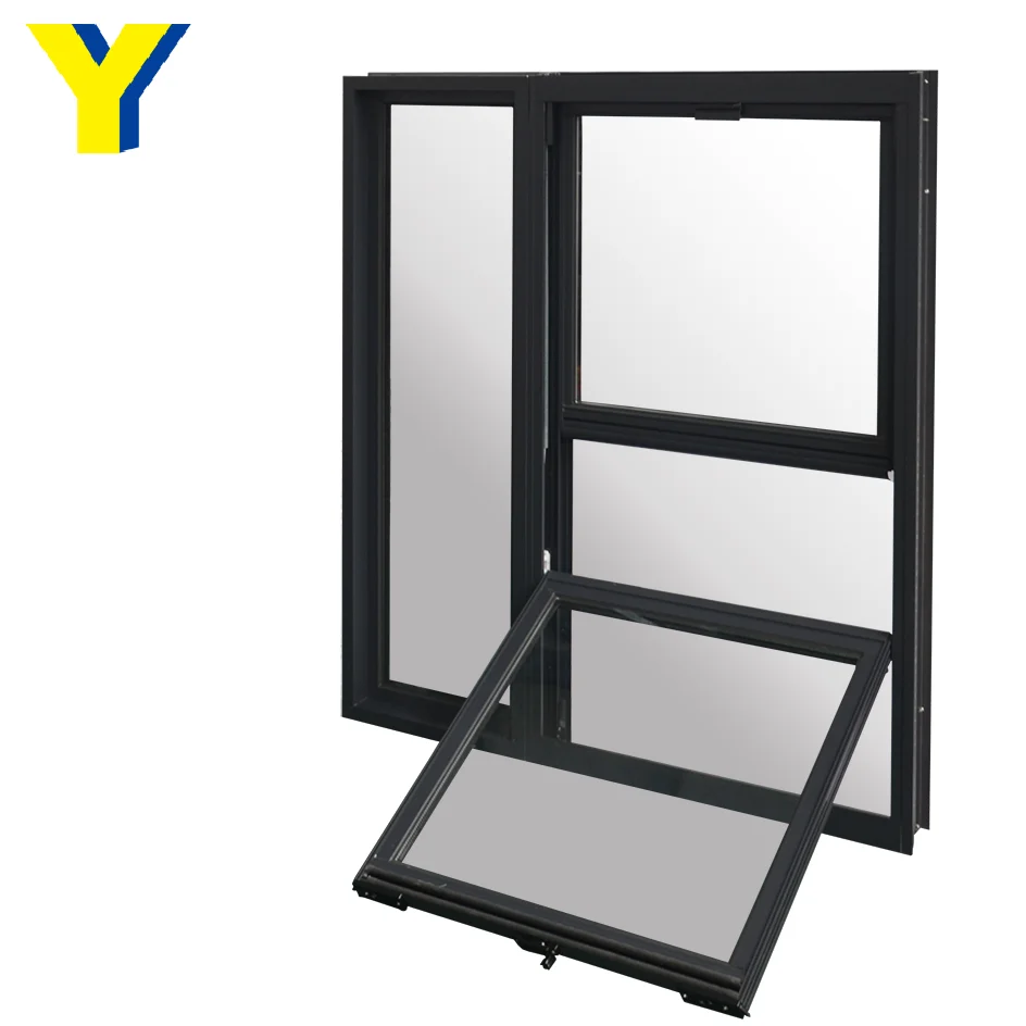 YY aluminium double hung window/aluminium windows and doors comply with Australian & New Zealand standards