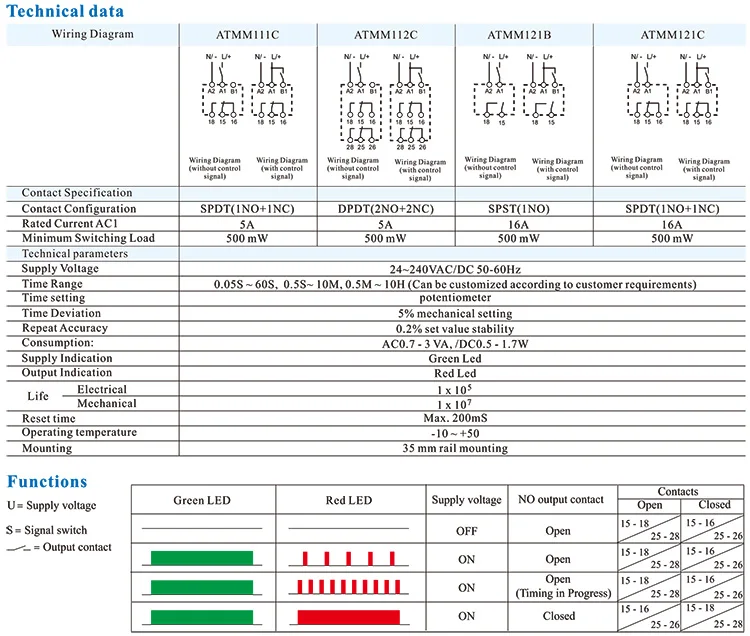 electronic 220v time delay relay circuit