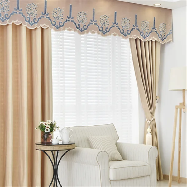 shower curtain with valance