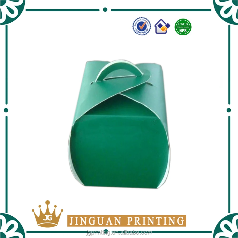 logo printed gift boxes cardboard paper with handle foldable