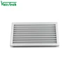 Decorative adjustable aluminum air vent grille bathroom door ventilation