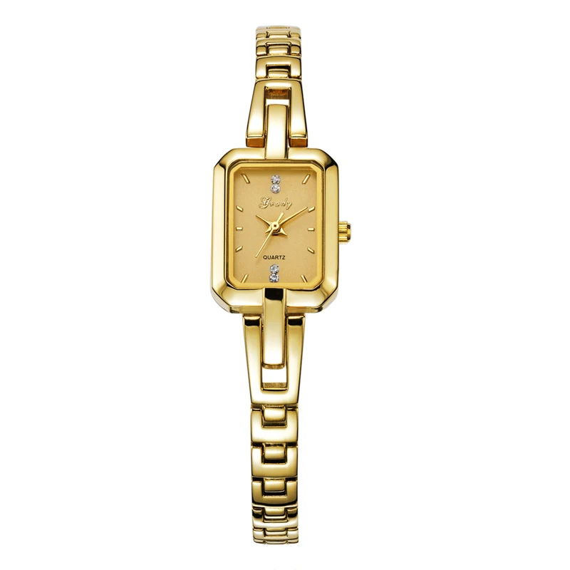 Custom Waterproof Square Dial Slim Strap Brass Bracelet Watch with Japan Quartz Movt for Girls
Custom Waterproof Square Dial Slim Strap Brass Bracelet Watch with Japan Quartz Movt for Girls