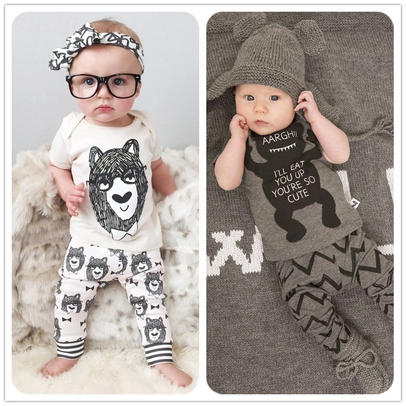 cute bear printed cotton toddler boys baby clothing
cute bear printed cotton toddler boys baby clothing