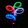 Best Selling 4 Colors Newest Visible LED Light USB Cable for iPhone 5 5s 5c iPod Pad Apple mp3 mini charger