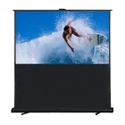 4:3 80Inch Movable Matte White Manual Floor Pullup Down Floor Rising Projector Projection Screen