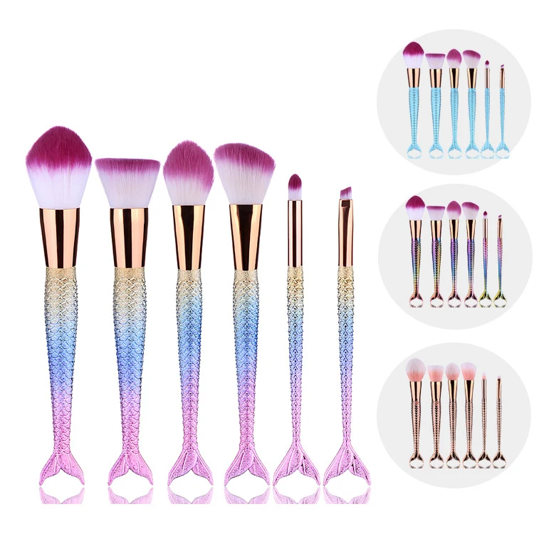 Quality Beautifully Purple Hair Foundation Kit Colorful Gradient Mermaid Makeup Brush
Quality Beautifully Purple Hair Foundation Kit Colorful Gradient Mermaid Makeup Brush