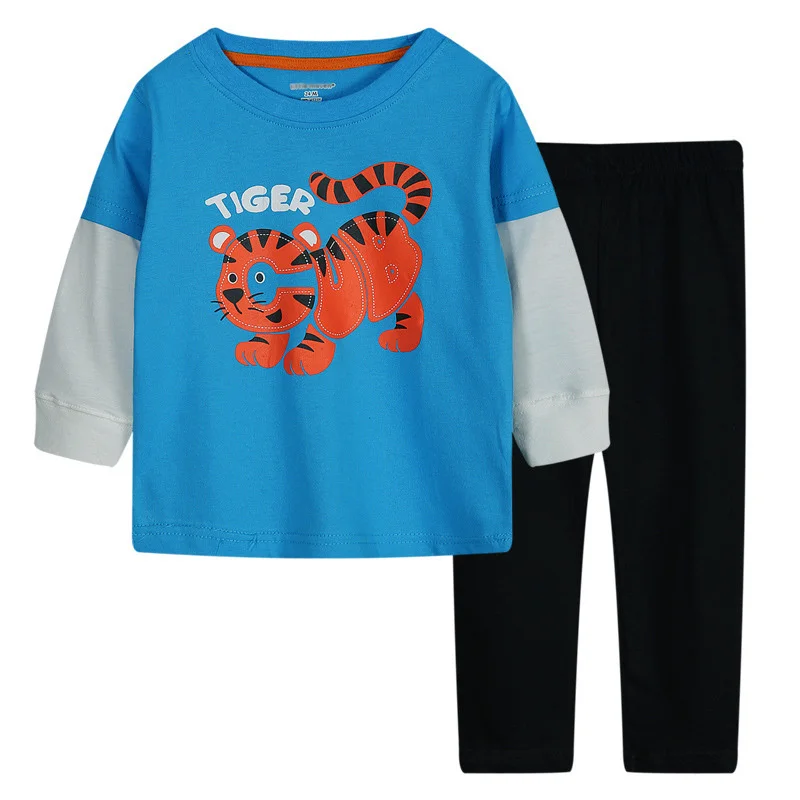 Children Autumn 2015 Cotton O-neck Children Clothing Pullover Brand Baby Boys Clothing Sets Chandal Winter Boys Clothing Sets