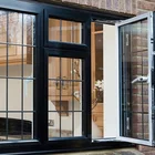Aluminum Frame Tempered Glass Casement Architectural Window Drawing Prices