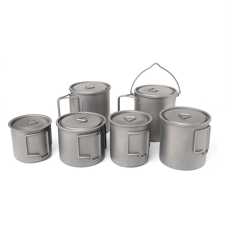 Hot sale Outdoor Camping Ultra Light Titanium Cup Titanium Pot for Hiking Picnic 350ml-750ml
Hot sale Outdoor Camping Ultra Light Titanium Cup Titanium Pot for Hiking Picnic 350ml-750ml