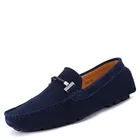 stylish good quality cow suede upper material soft pu lining exquisite stitching comfortable men casual shoes and loafers