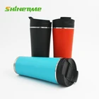 Stainless steel double wall car tumbler cola mug with lid