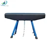 2019 De zhou Steel stand PU competition gymnastic trainer vaulting pommels horse equipment for sale