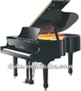 shanghai music instrument black grand piano 186M1 for hotel