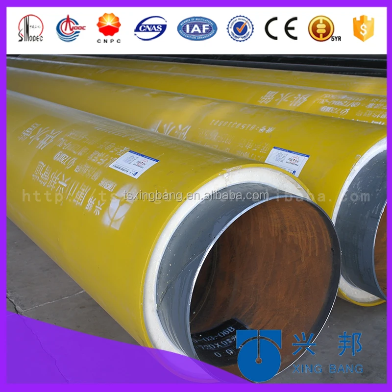 Steel Pipe Jacket With Hdpe Pipe Of Thermal Insulated Steel Pipeline
