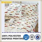 dachshund dogs bed sheet polyester brushed fabric