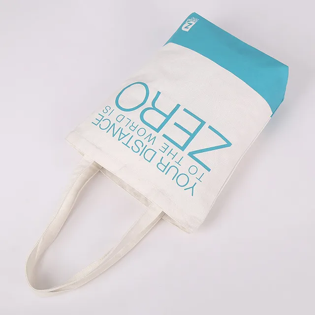 Large Capacity wholesale canvas cosmetic calico cotton bag