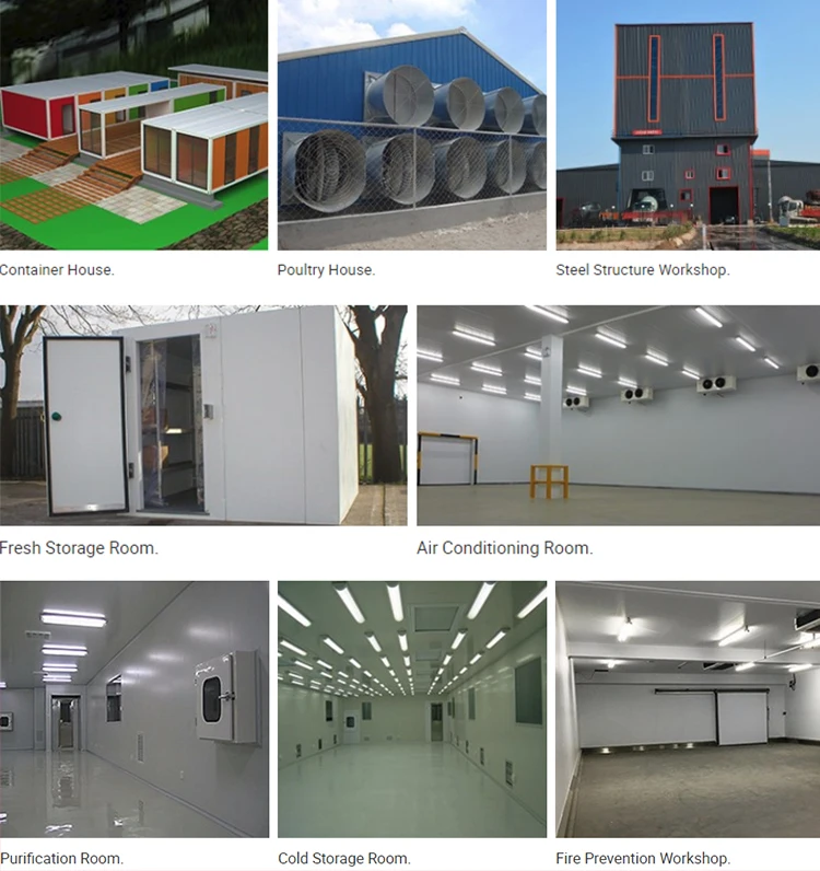 polyurethane foam sandwich panel for wall