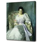 Canvas printed European portrait painting john singer sargent lady agnew of lochnaw