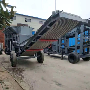 Mobile Stone Construction Waste Crusher Plant for Sale