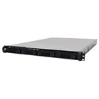 1U Rackmount NAS Server case/chassis with 4 Hot-Swappable SATA/SAS Drive Bay, MiniSAS /SATA connector