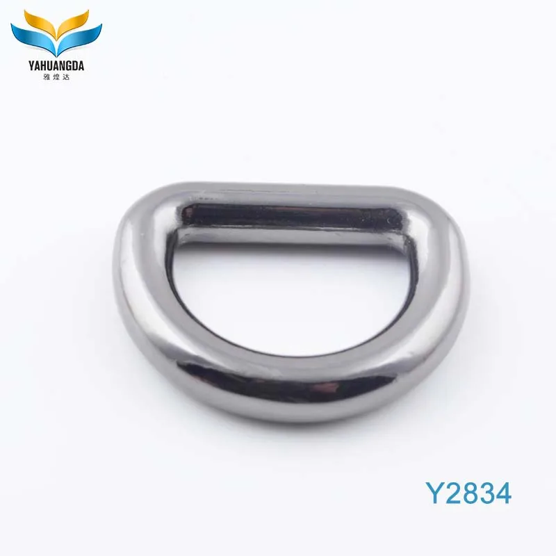 bulk wholesalel black metal buckle with logo for belt accessories