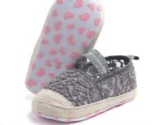 New arrival 6 colors soft sole crochet baby shoes for girls