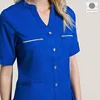 Modern style custom nurse scrubs medical uniforms with polyester and rayon fabric