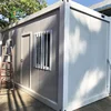 20ft outside modular portable complete finished prefab container home with bathroom