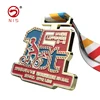 Custom made shape souvenir children sport bicycle medals