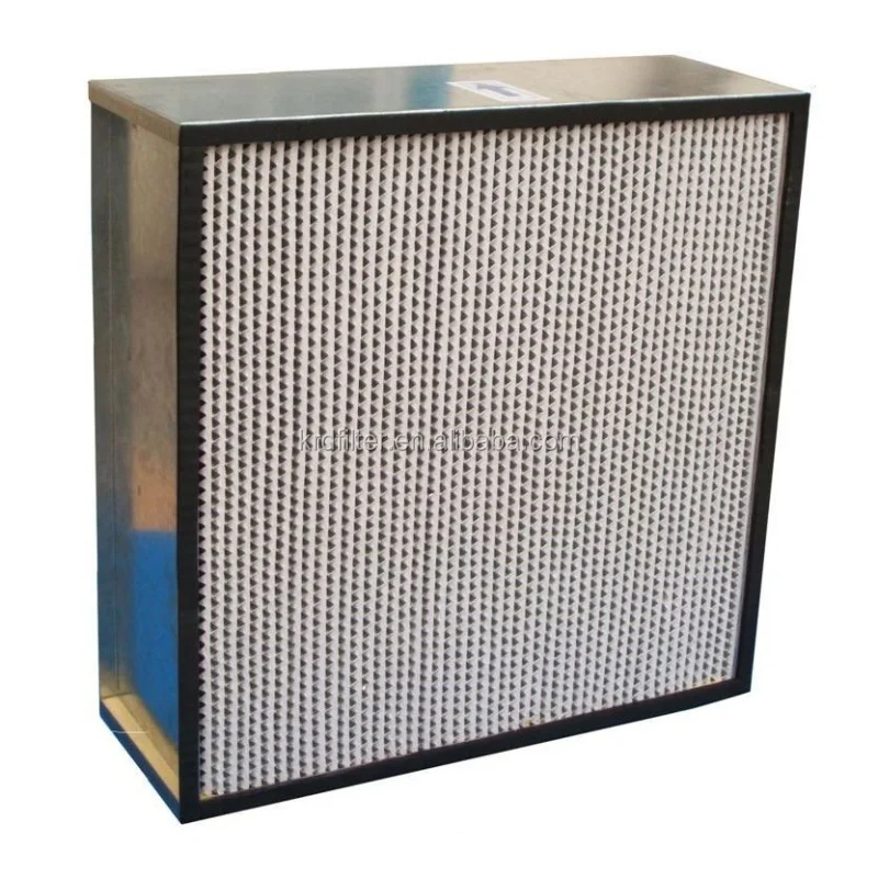 Clean room air handling unit hepa filter