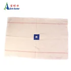 recycle cotton wash cloth white and raw white cleaning cloth with a hole in the middle